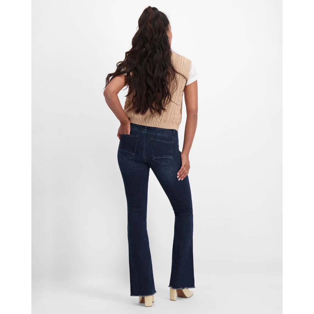 Florez Flared Jeans Cr0019 Blue Dames