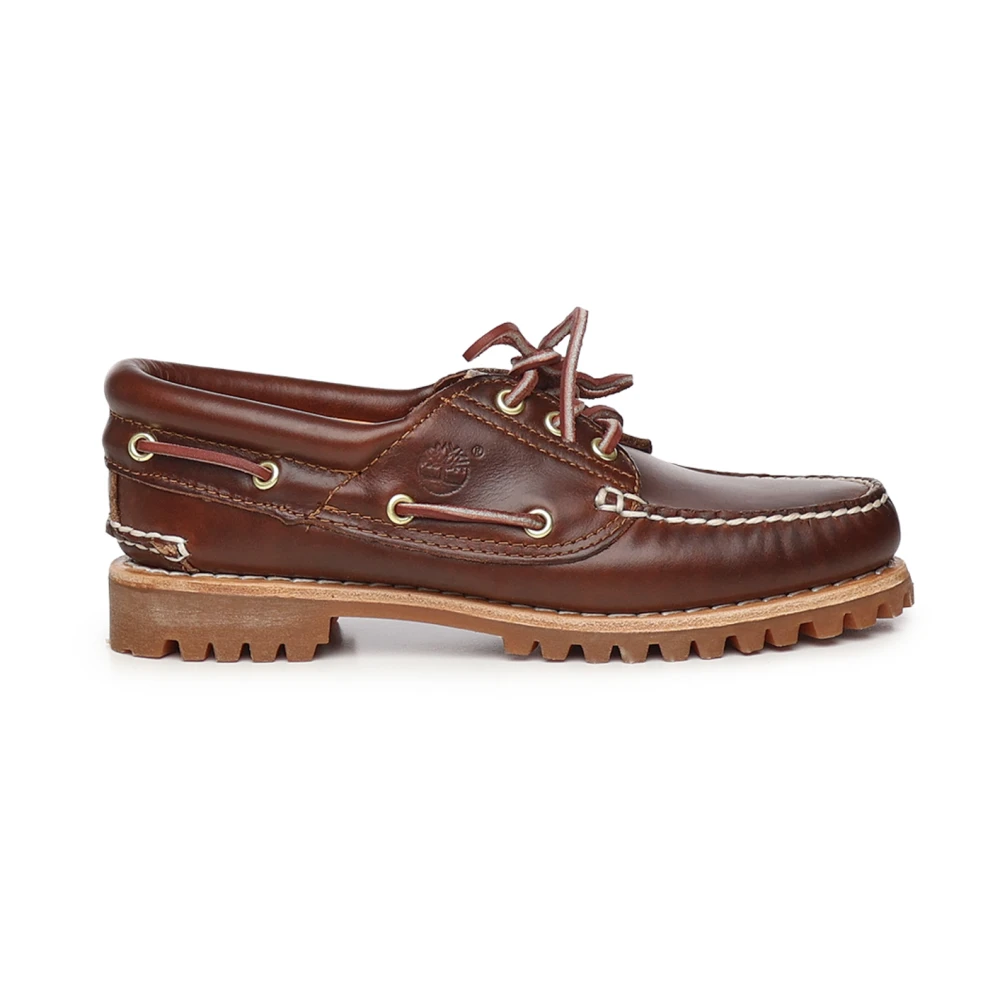 Timberland Donna Marrone, Pelle Per Tb0513042141 Scarpe Da Barca In Pelle Marrone Noreen (39 W), Basso, Stringhe, Casual - Immagine 6