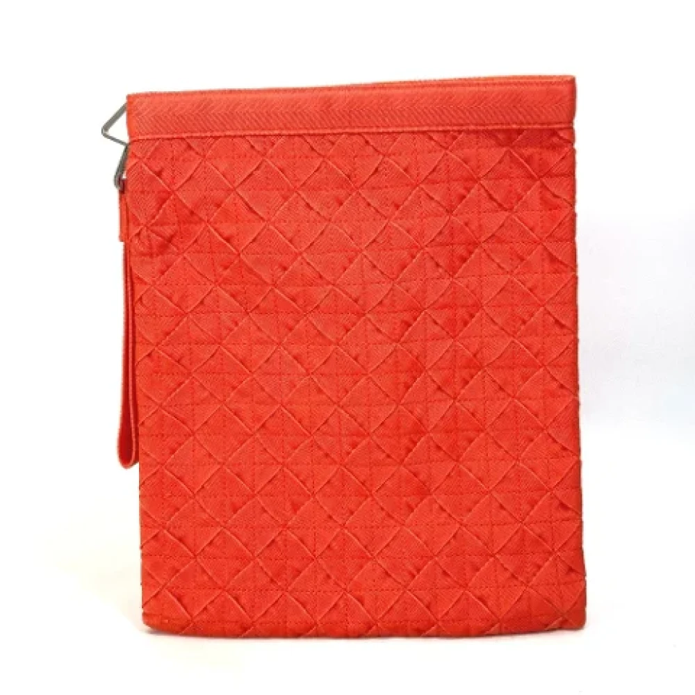 Bottega Veneta Vintage Pre-owned Leather clutches Red Dames