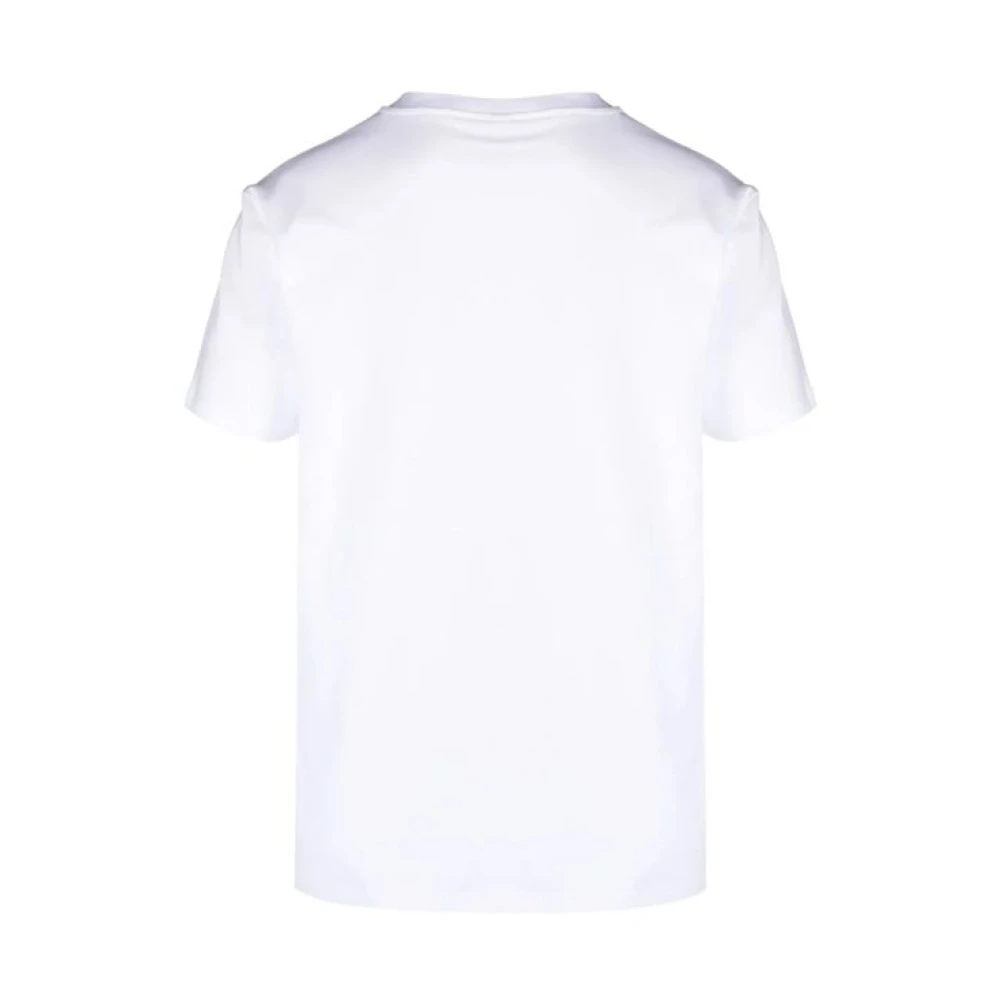 Moschino Wit Teddy Bear Logo T-shirt White Heren