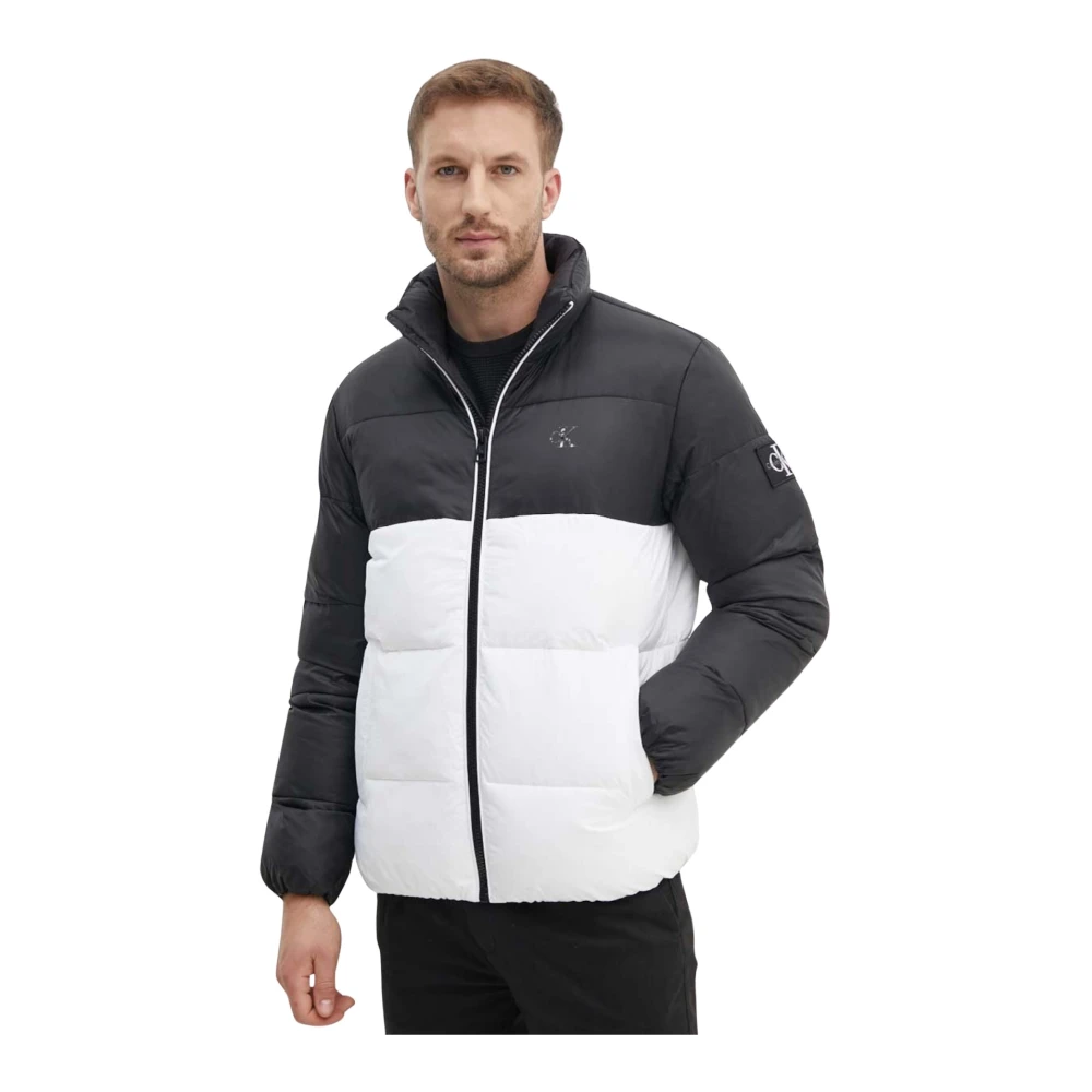 Calvin Klein Jeans Stijlvolle Mannen Jassen Trending Nu White Heren