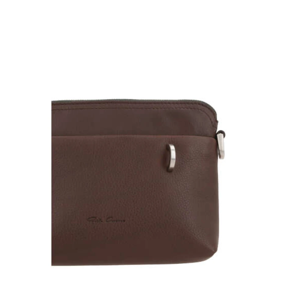 Rick Owens Bruine Leren Crossbodytas Brown Dames