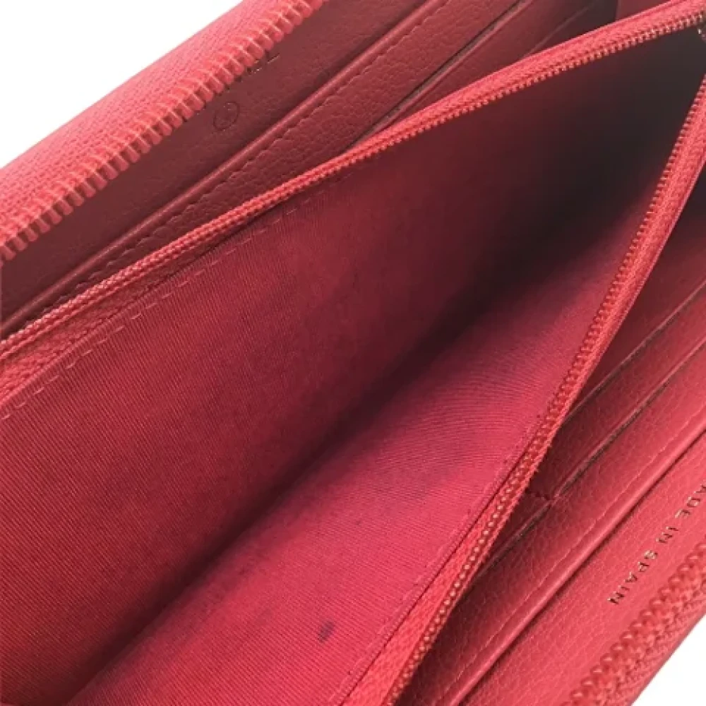 Chanel Vintage Pre-owned Leather wallets Pink Dames