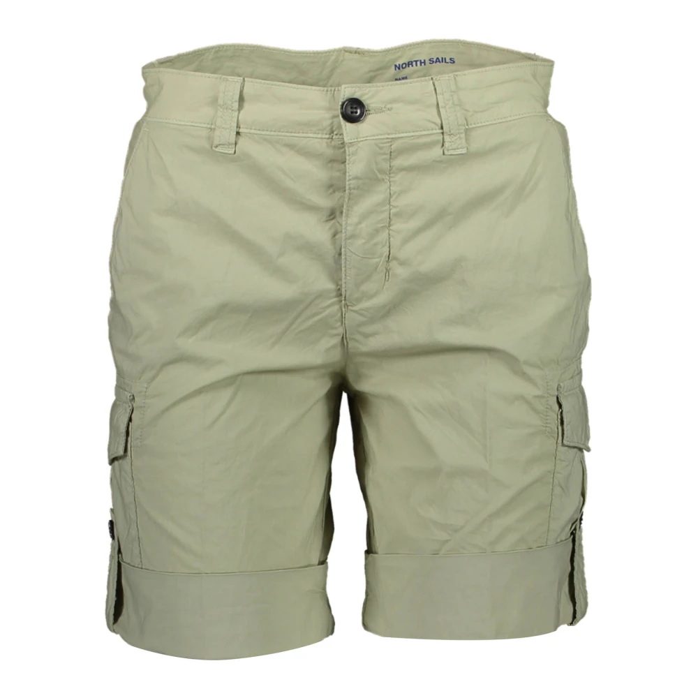 North Sails Groene Bermuda Shorts met Contrastdetails Green Heren