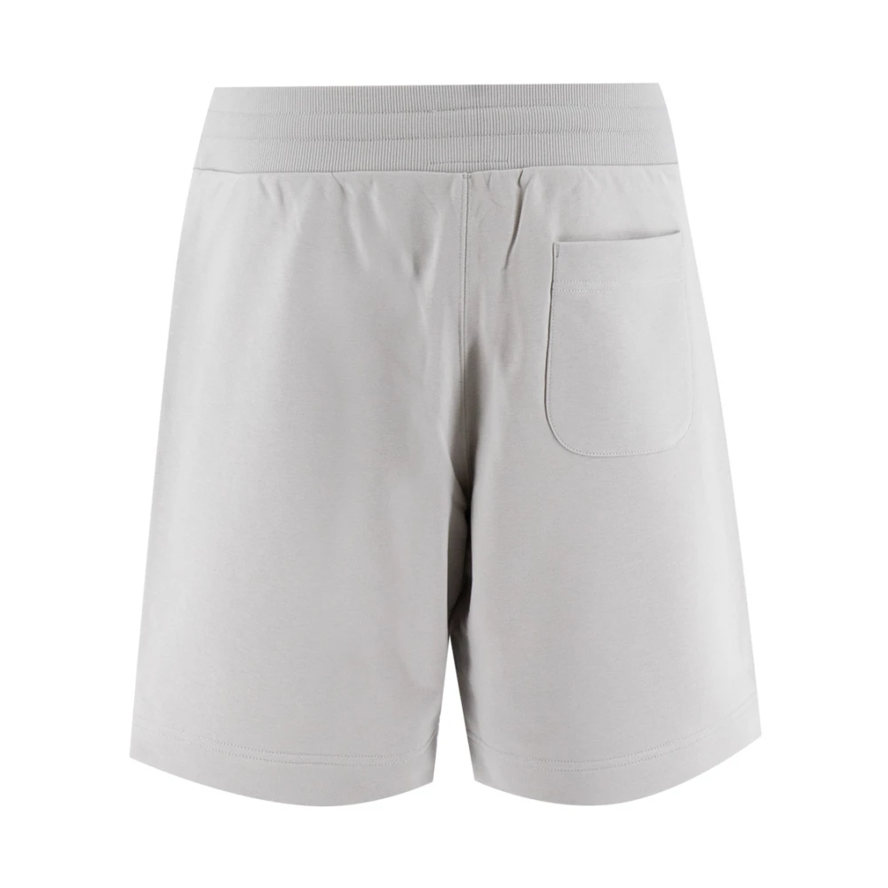 Parajumpers Katoenen Fleece Shorts met Elastische Tailleband Gray Heren