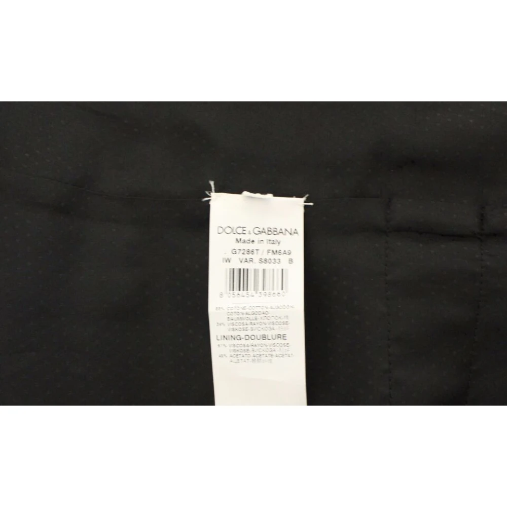 Dolce & Gabbana Elegante Bruine Katoenmix Vest Brown Heren