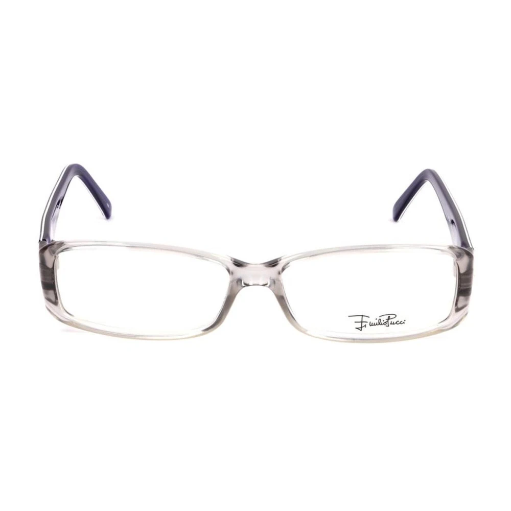 EMILIO PUCCI Blauwe Plastic Frames voor Vrouwen Blue Dames