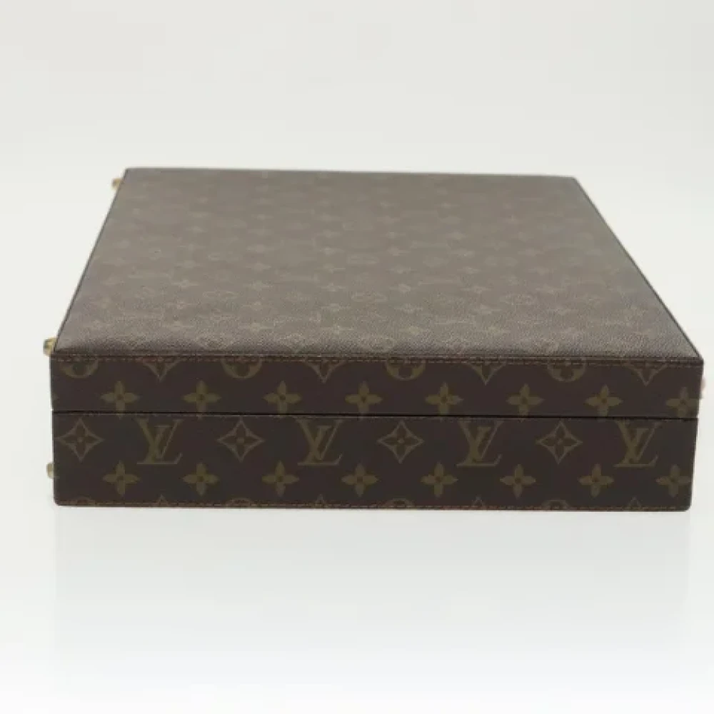 Louis Vuitton Vintage Pre-owned Canvas briefcases Brown Dames