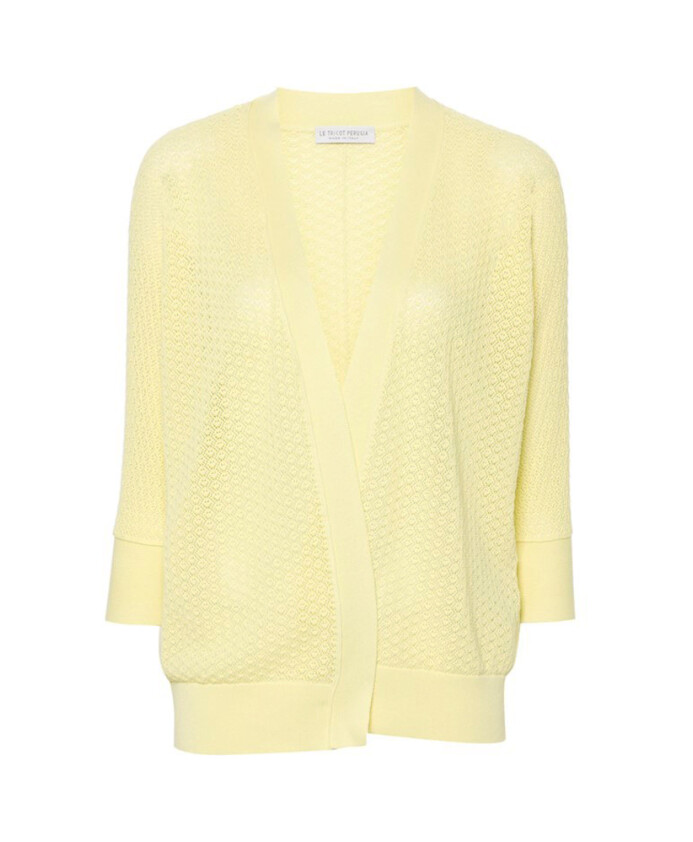 cardigan-en-coton-jaune