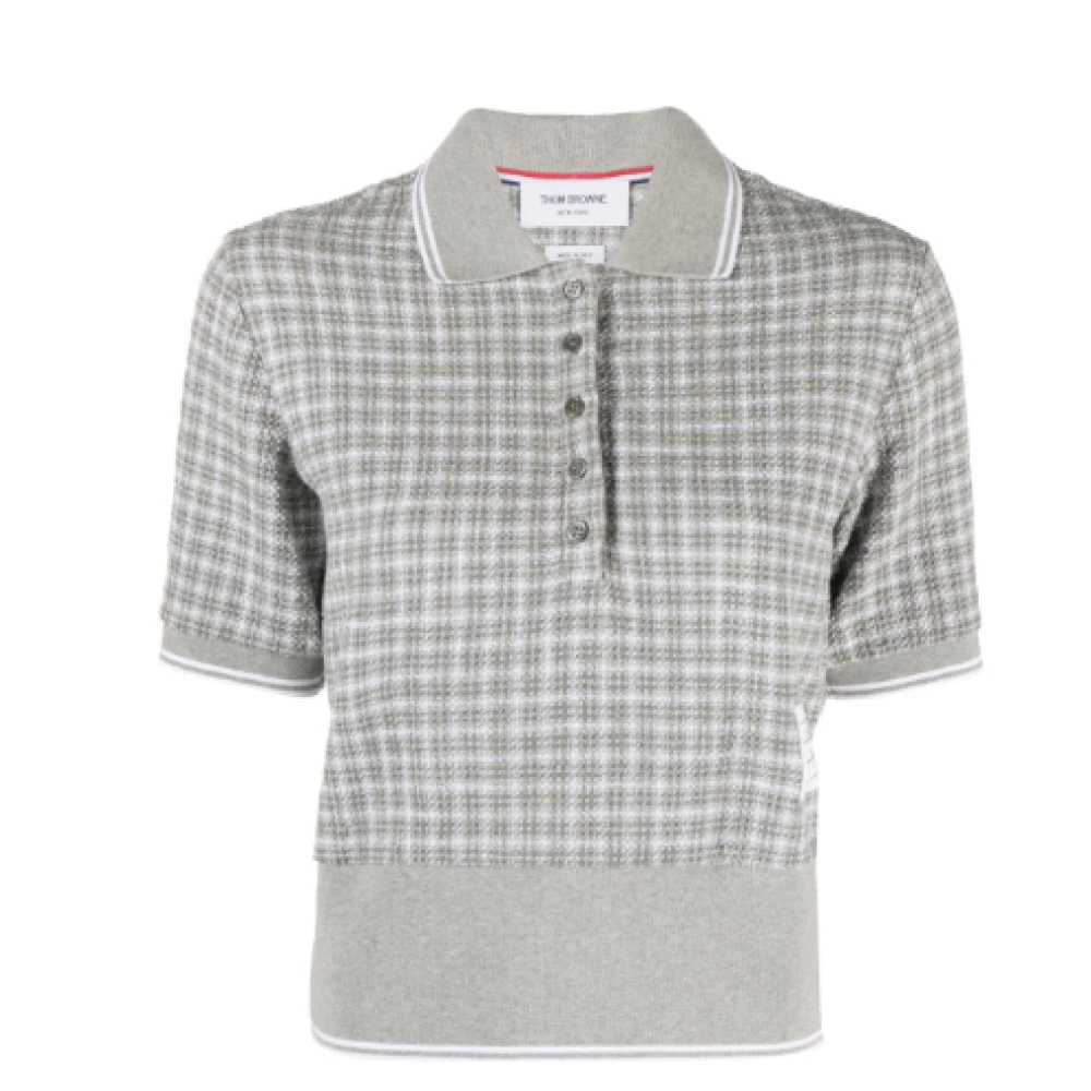 Thom Browne Stijlvolle T-shirts en Polos Gray Dames