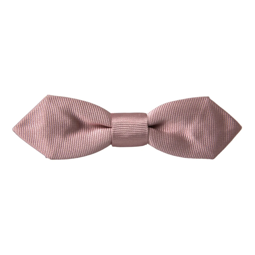 Dolce & Gabbana Verstelbare Hals Mannen Vlinderdas Pink Heren