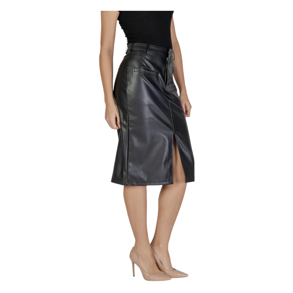 Vila Herfst Winter Dames Rokken Collectie Black Dames