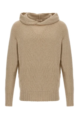 Hooded Side-Split Sweater