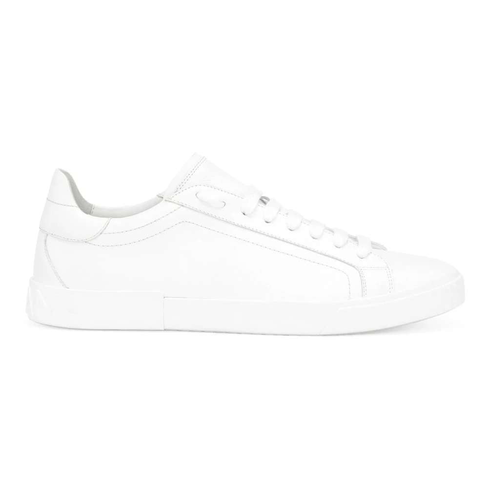 Dolce & Gabbana Witte Platte Schoenen Portofino Leggera Heren Schoenen