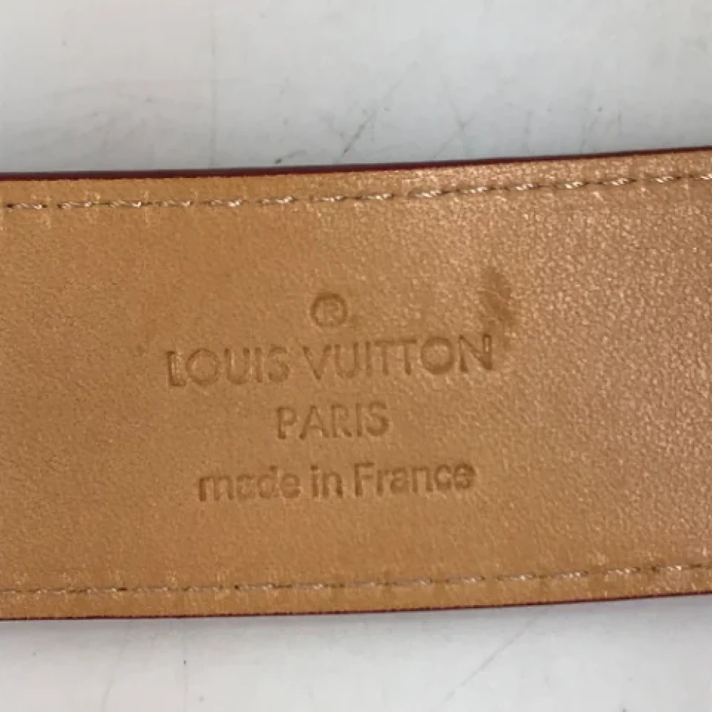Louis Vuitton Vintage Pre-owned Leather belts Red Dames