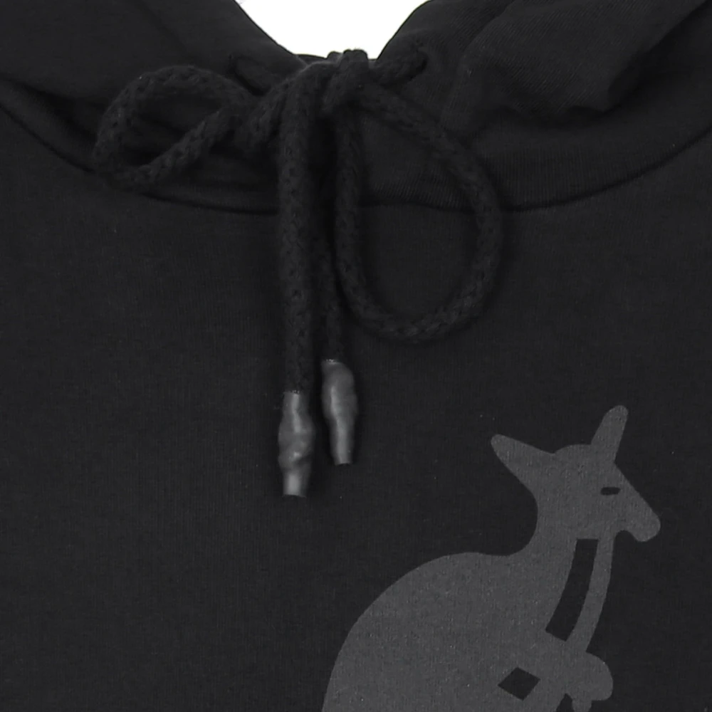 Kangol Zwarte Lichtgewicht Hoodie met Lange Mouwen Black Heren
