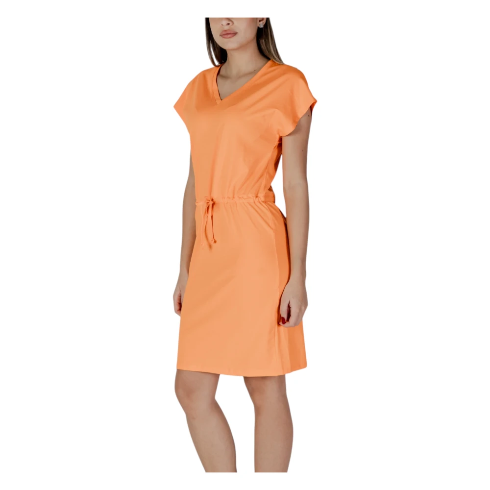 b.Young Lente Zomer Dames Jurken Collectie Orange Dames