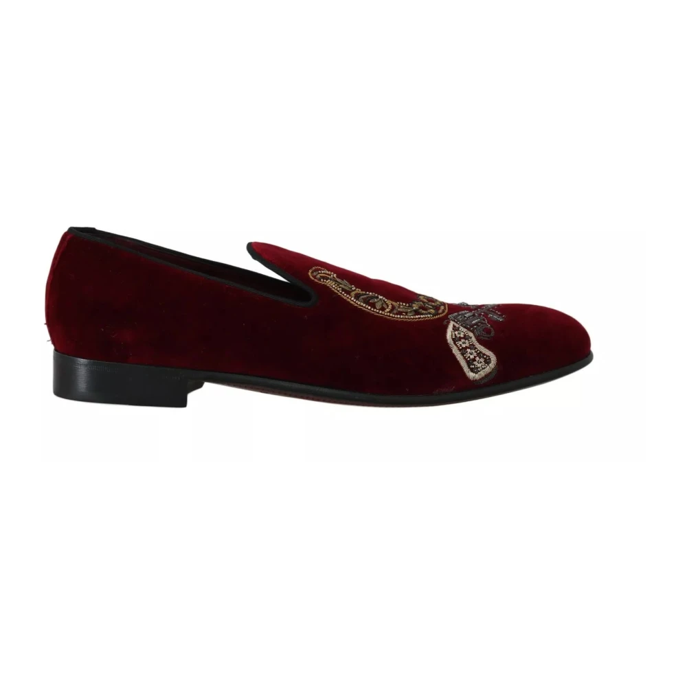 Dolce & Gabbana Herren Rot Schuhe, 39 Eugröße: