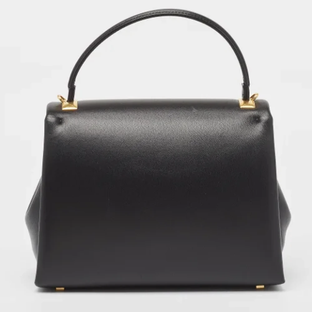 Valentino Vintage Pre-owned Leather handbags Black Dames