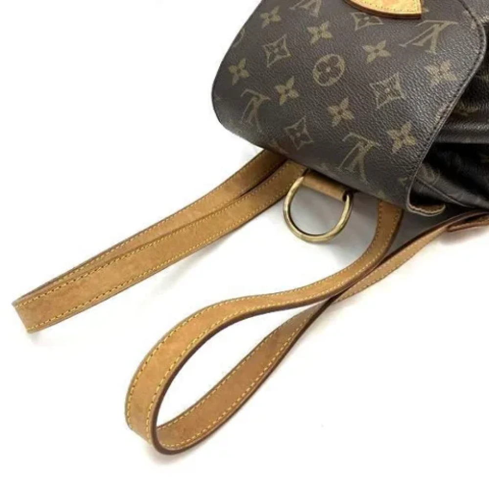 Louis Vuitton Vintage Pre-owned Canvas backpacks Brown Dames