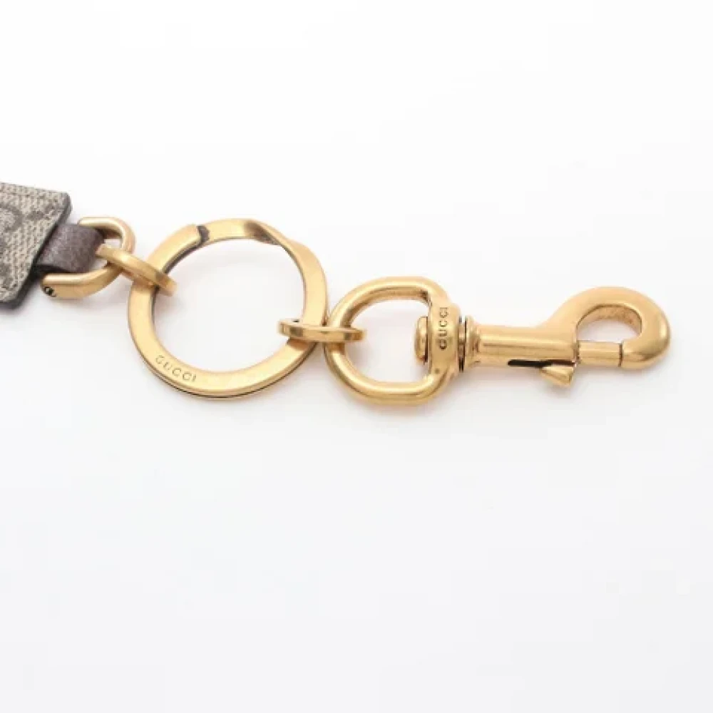 Gucci Vintage Pre-owned Metal key-holders Beige Heren