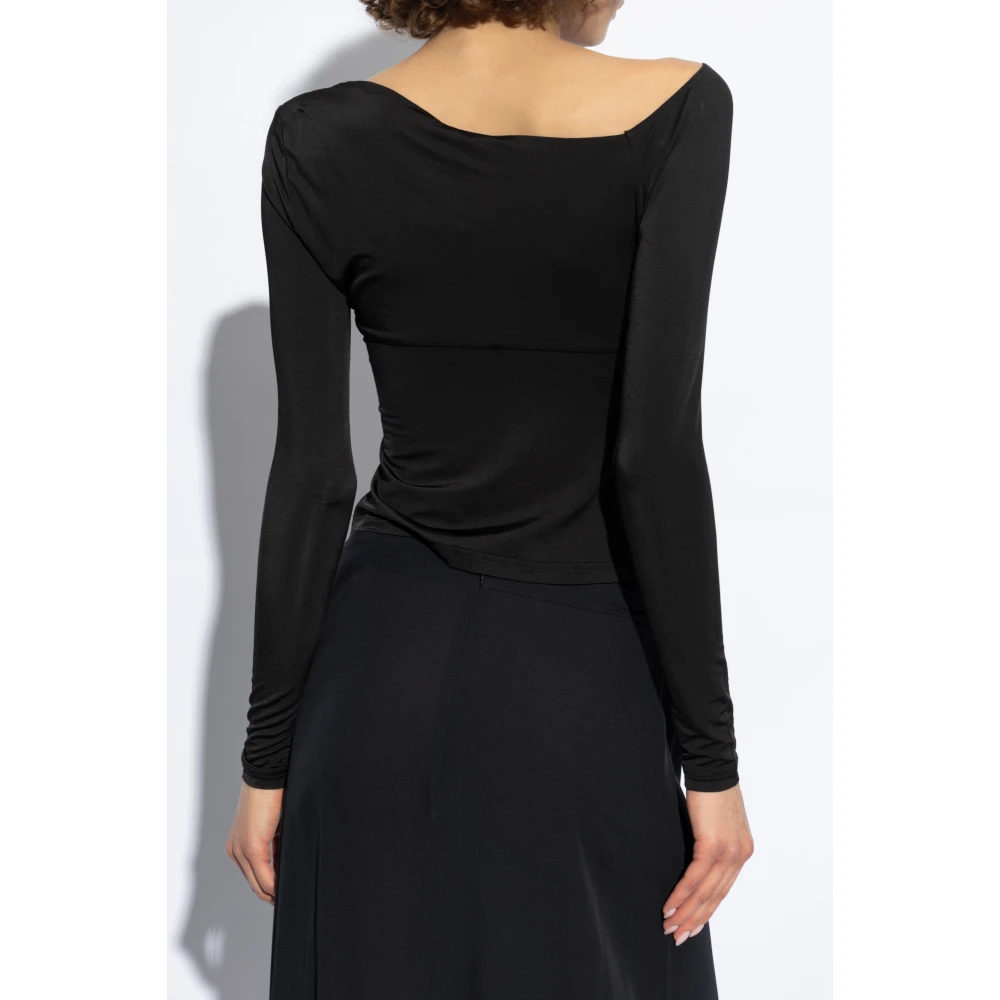 Cult Gaia Top Rosia Black Dames