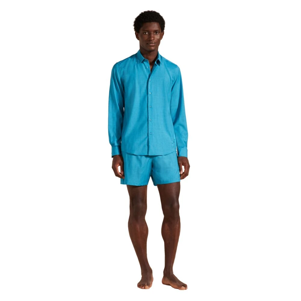 Vilebrequin Wollen herenshirt Blue Heren
