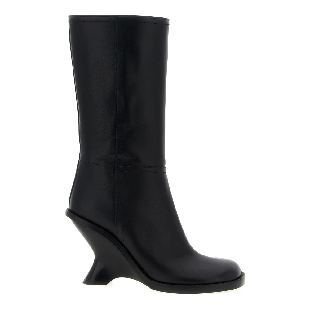 Dries Van Noten Women's Black Heeled Boots, 5 Uk, Ankle Boots