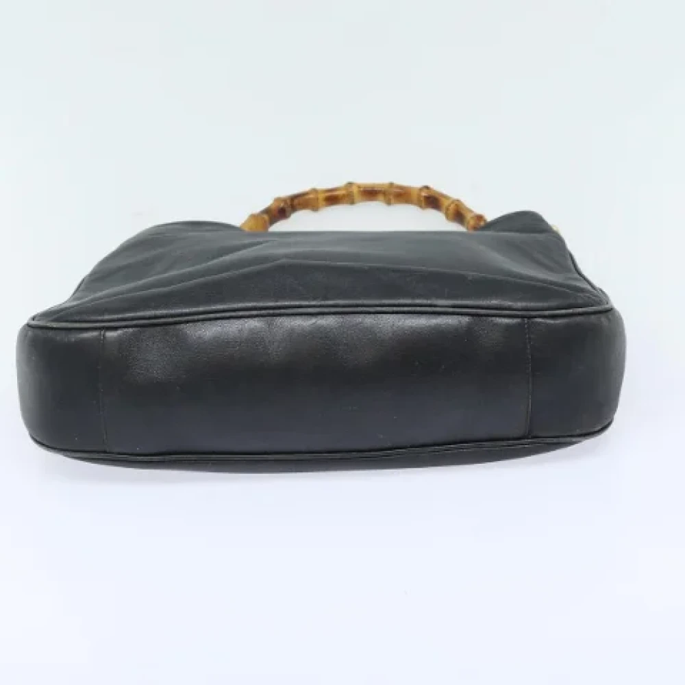 Gucci Vintage Pre-owned Leather gucci-bags Black Dames