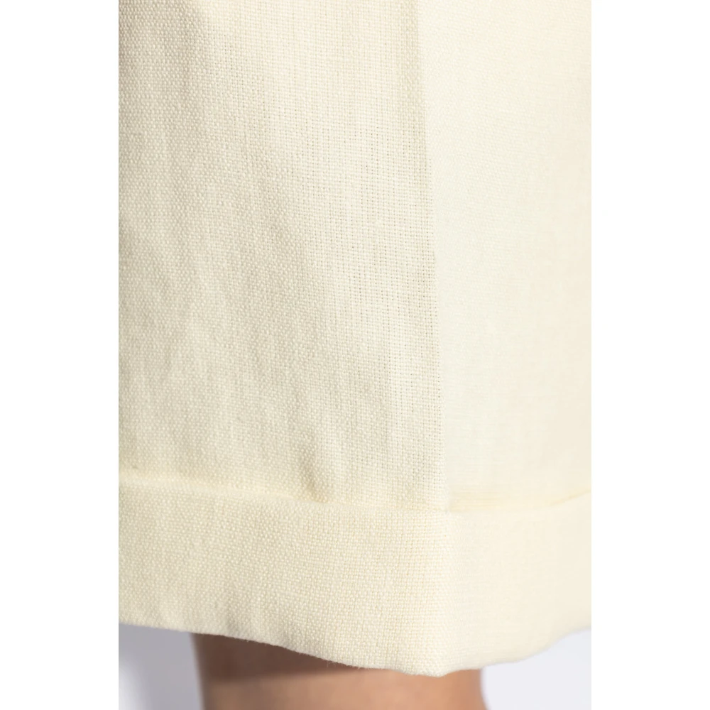 Jil Sander Shorts met zakken Beige Dames