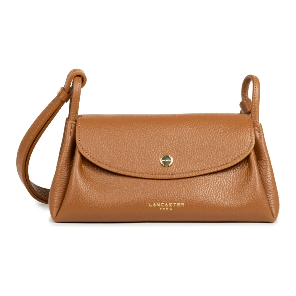 Lancaster Brown Magnetic Flap Crossbody Bag Double Accordion - Female - Shoulder Bags - One Size - Bags