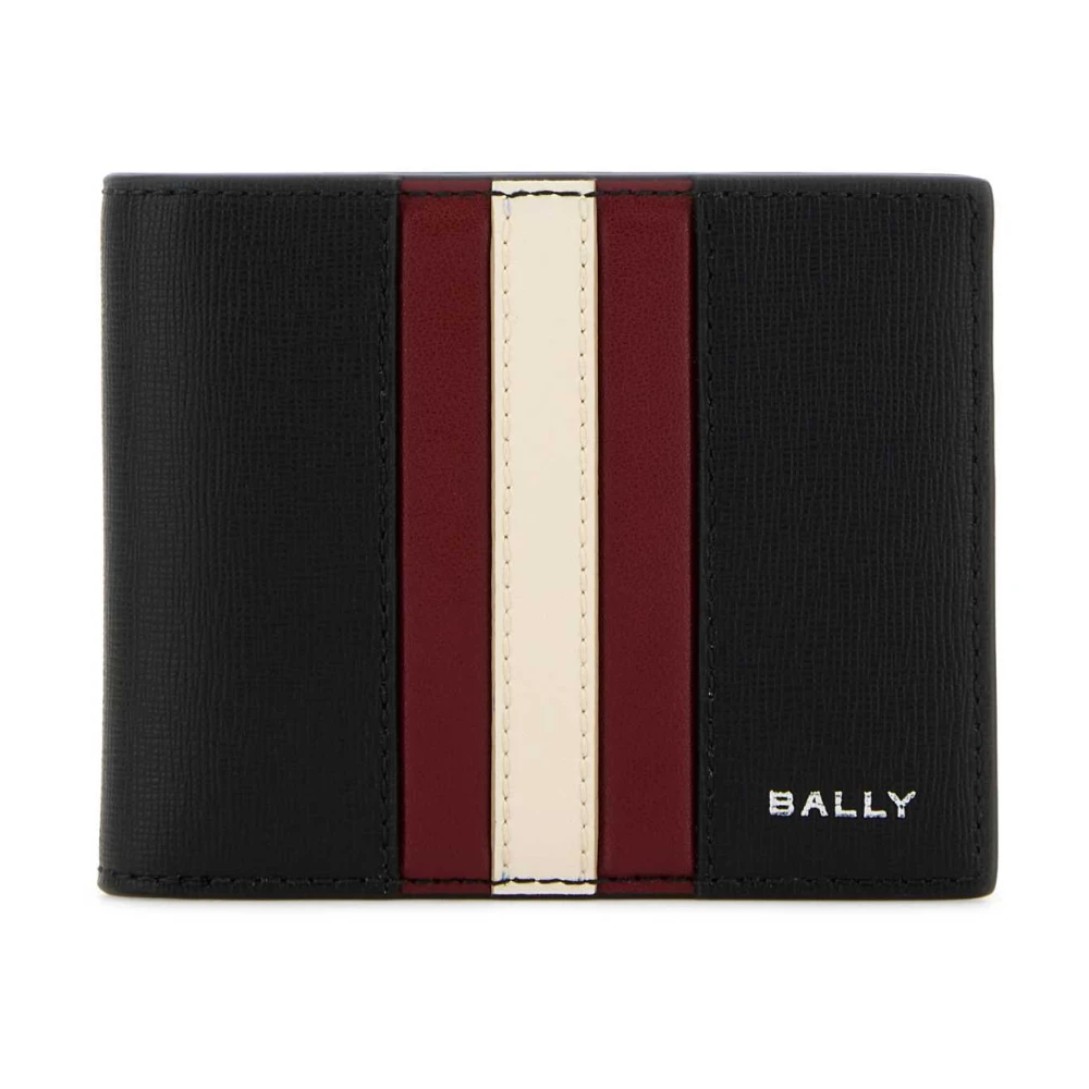 Bally Klassieke Leren Portemonnee Black Heren