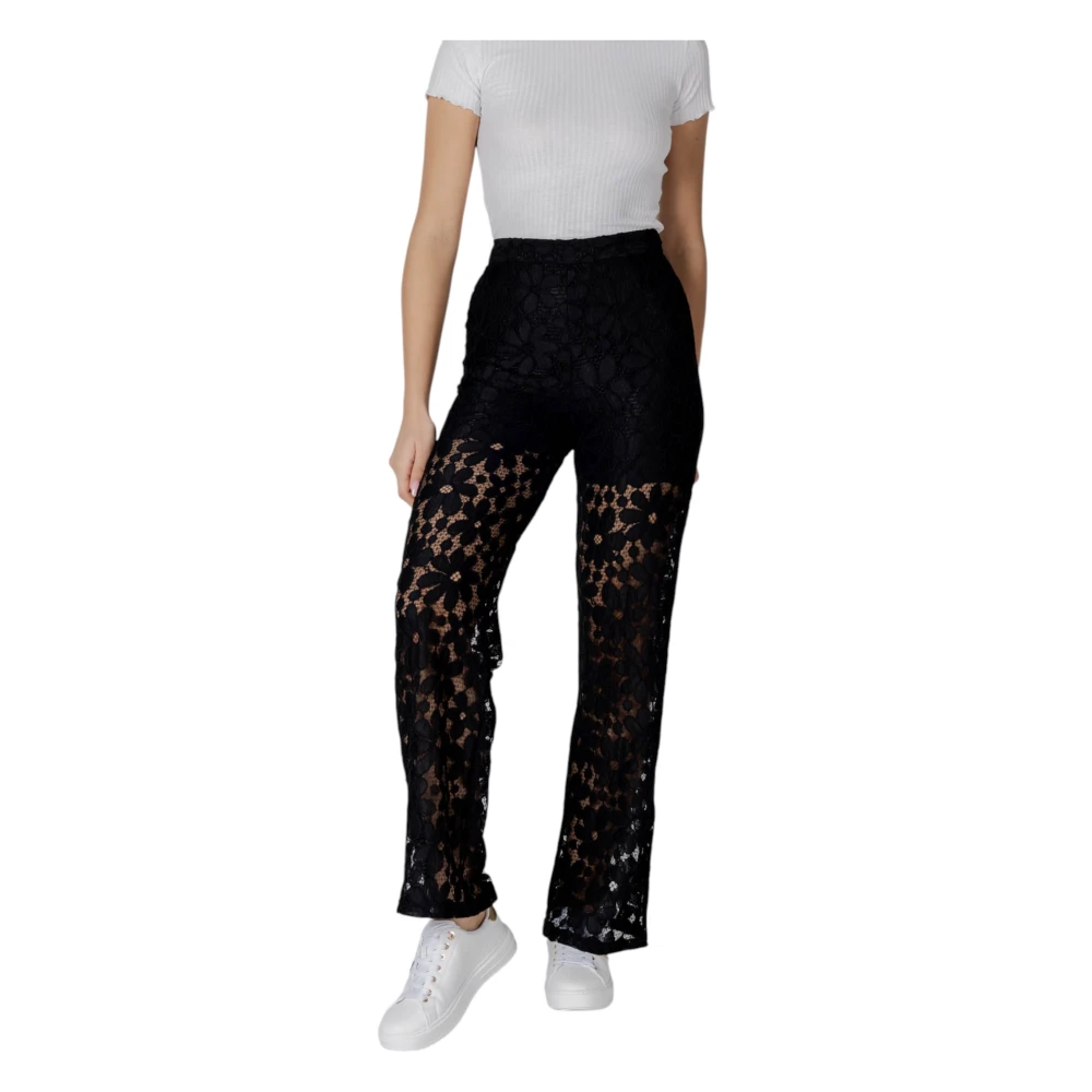 Desigual Palace Pants Collection 100% Polyester Black Dames