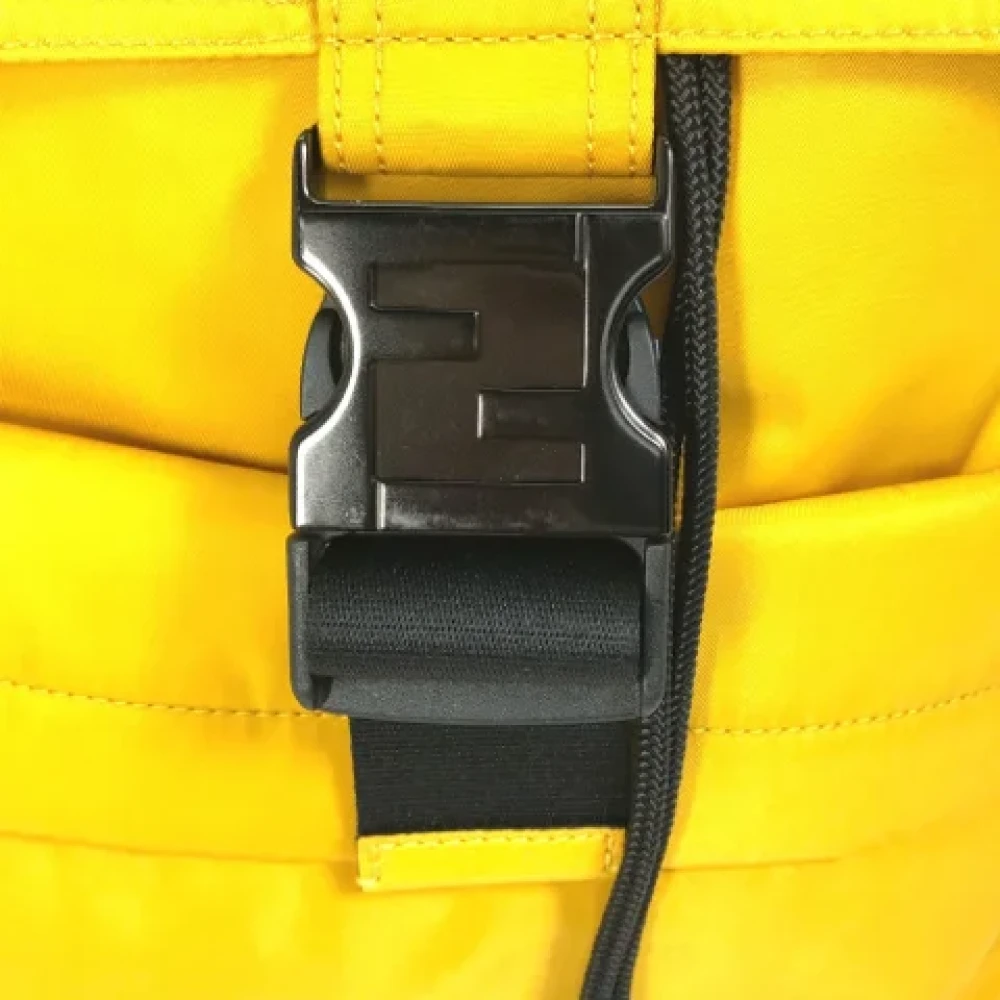 Fendi Vintage Pre-owned Fabric fendi-bags Yellow Heren