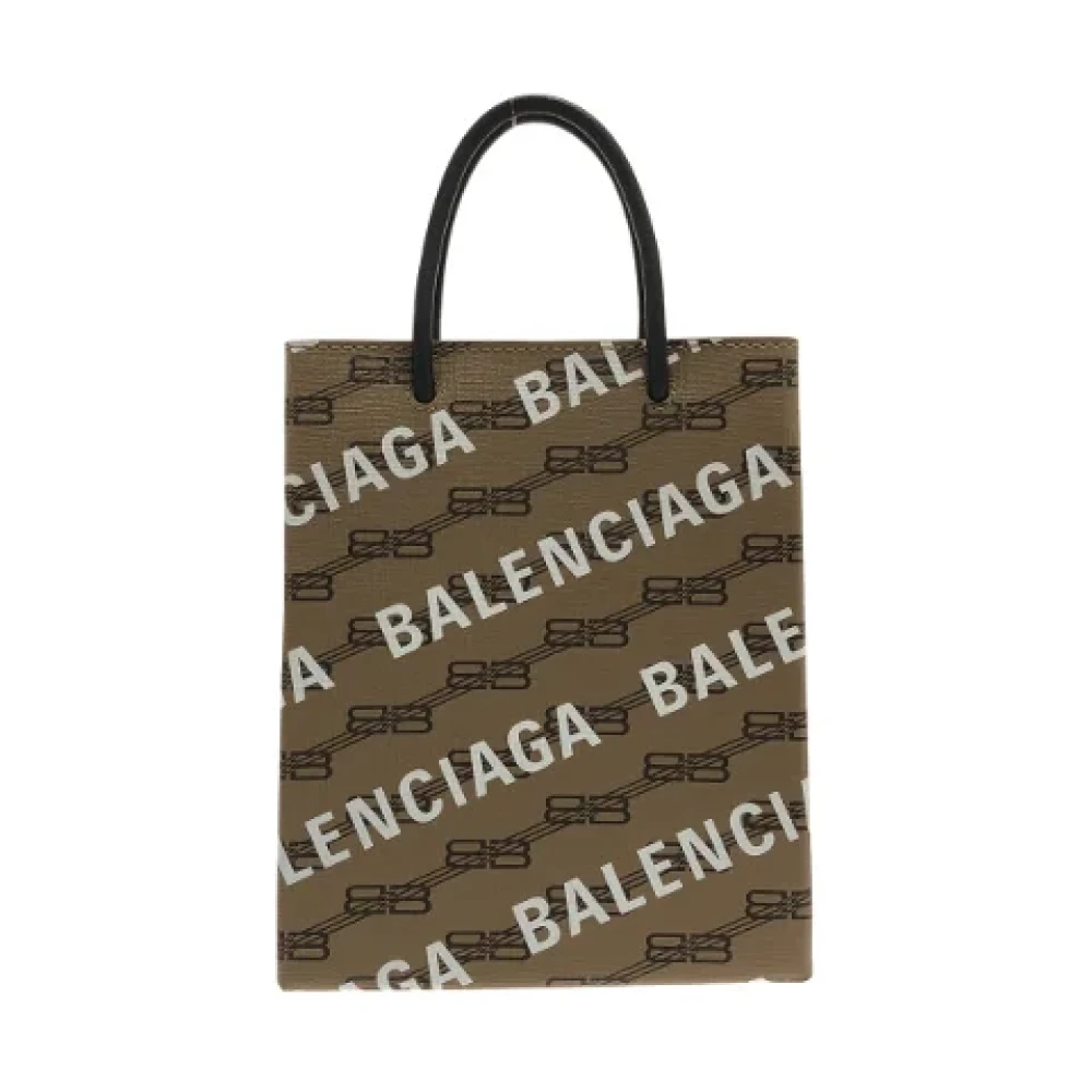 Balenciaga Vintage Pre-owned Cotton balenciaga-bags Brown Dames