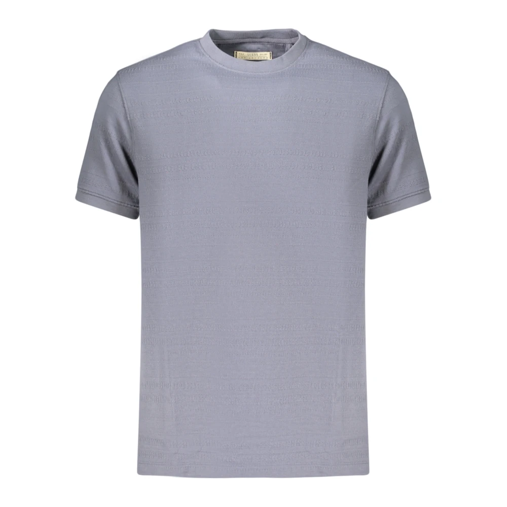 Guess Herr Blå Toppar Xl, T-Shirt Med Korta Ärmar