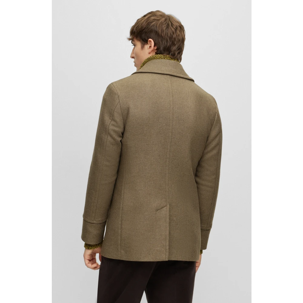 Hugo Boss Stijlvolle Jas Beige Heren