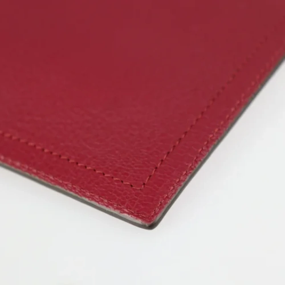 Givenchy Pre-owned Leather clutches Red Dames