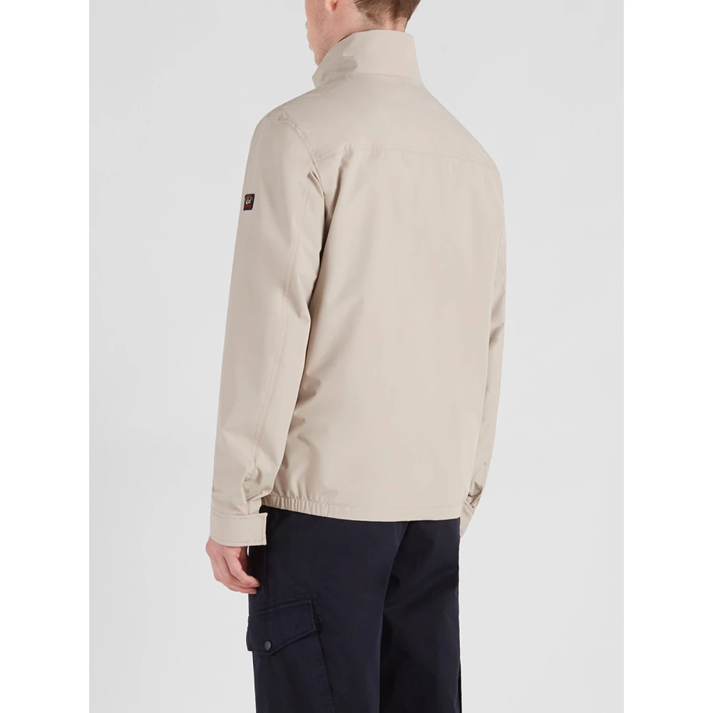 PAUL & SHARK Jas van technische stof met meerdere zakken Beige Heren