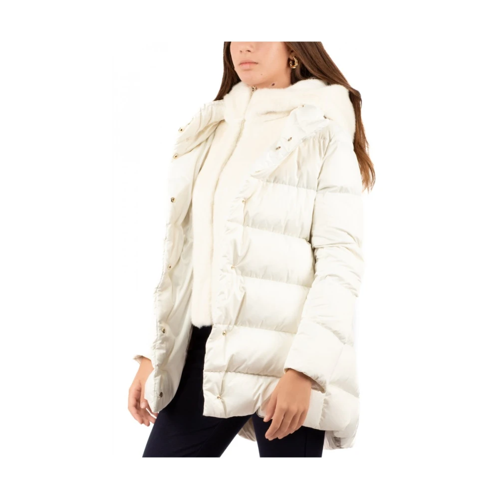 Herno Dames Puffer Jas White Dames