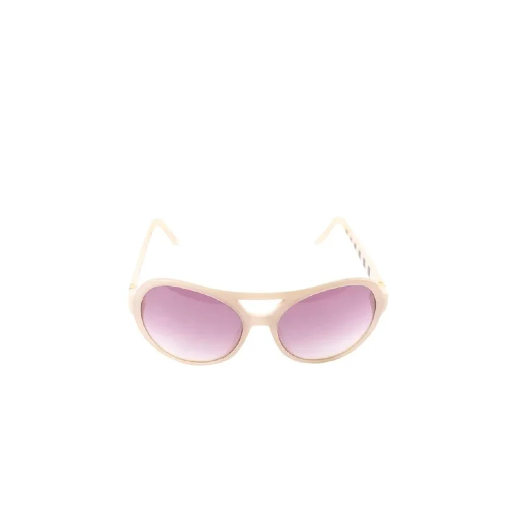 Moschino Pre-Owned Pre-owned Glass sunglasses Beige Dames