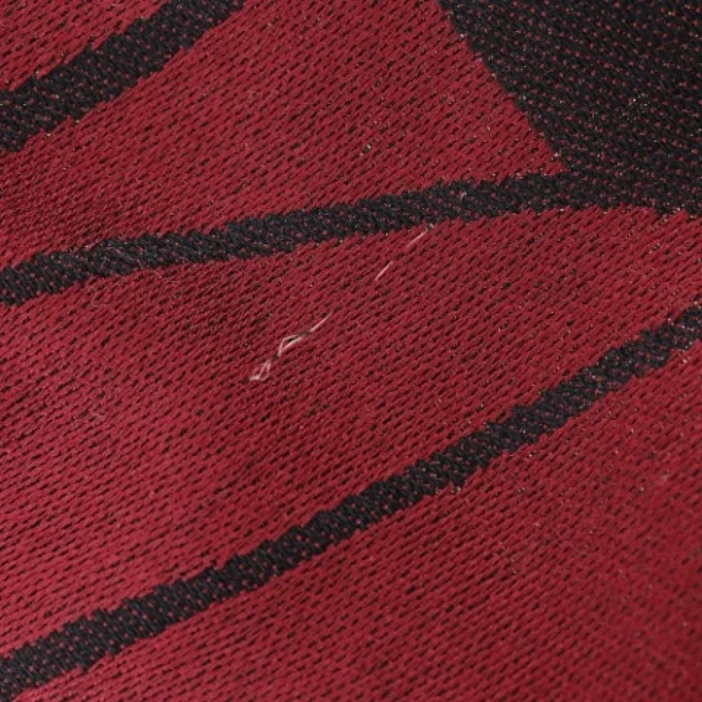 Balenciaga Vintage Pre-owned Wool scarves Red Dames