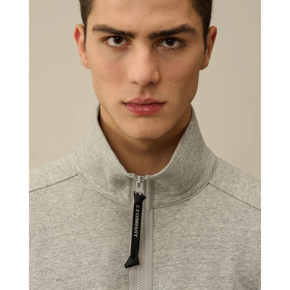 C.P. Company Grijze Half-Zip Sweatshirt Gray Heren