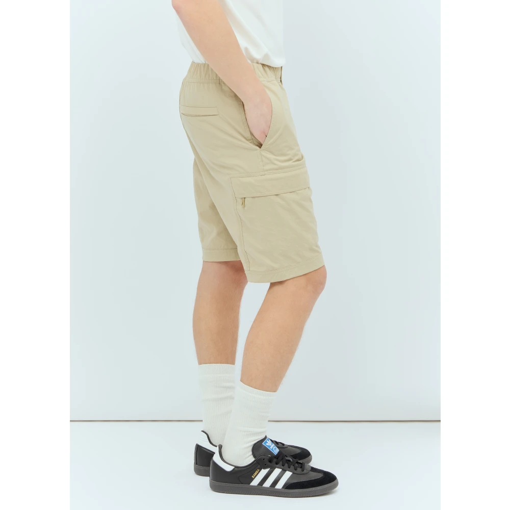 adidas Originals Cargo Shorts Logo Patch Beige Heren