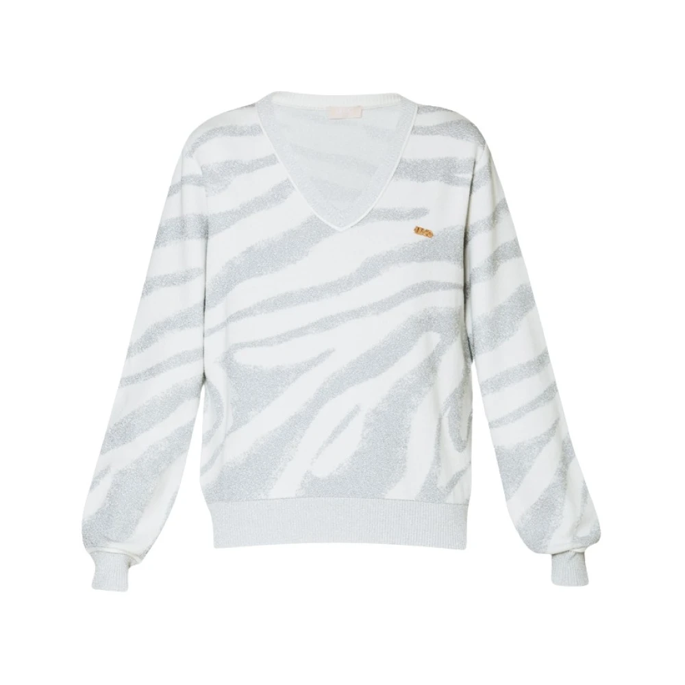 Liu Jo Stijlvolle Sweaters Collectie White Dames