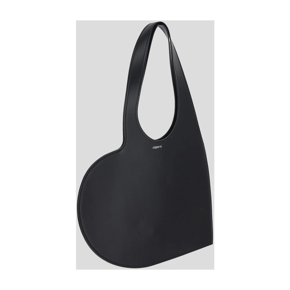 Coperni Hart Tote Tas van Leer Black Dames