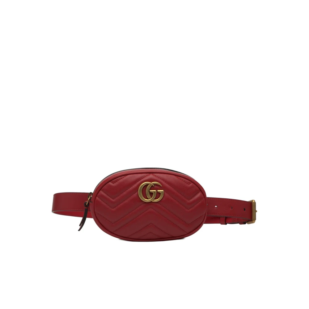 Gucci Vintage Women's Red Pre-Owned Belt Bag