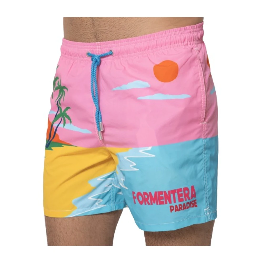 MC2 Saint Barth Formentera Strandmotief Badpak Multicolor Heren