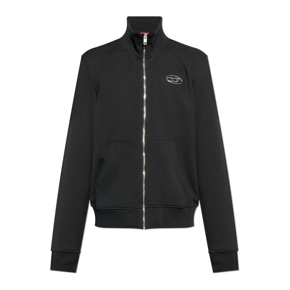 Diesel Sweatshirt S-Ginni-Zip Black Heren