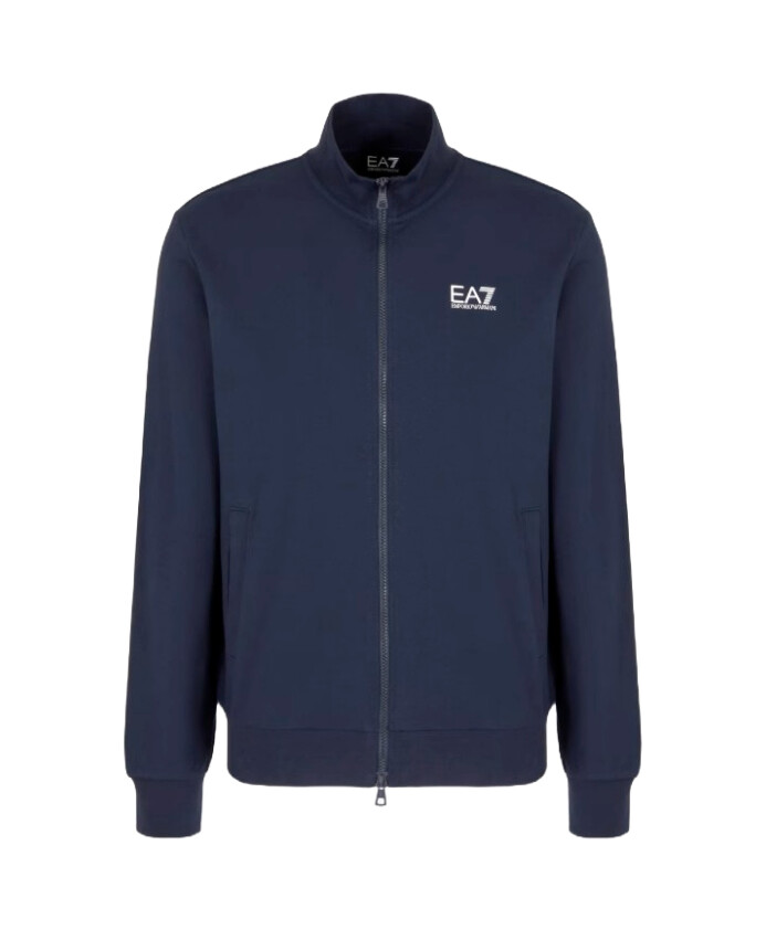 pull-en-coton-bleu-fermeture-eclair-poches